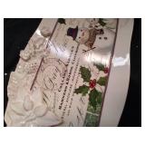 Grasslands Road Christmas Decoration Platter.