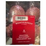 Wonder Shop Rose Gold Ornaments