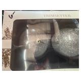 Trimsetter Silver Sparkly Ornaments