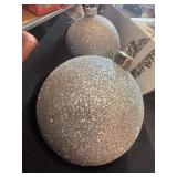 Trimsetter Silver Sparkly Ornaments