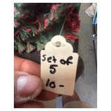 5 Christmas Placement Mats