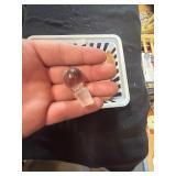 Vintage Milk Bottle Caps & 2 Glass Wine Stoppers