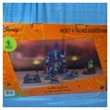 Disney Pre-Lit Animated Halloween Village, 9 pc.