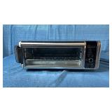 Ninja Foodi 6-in-1 Digital Air Fry Oven, Air Fryer, Convection Oven, Toaster, with Digital Crisp Control Technology, Compact Size, Stainless, SP080 - Retail: $149