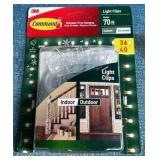 3M Command Indoor/Outdoor Light Clips - 36 Pack - Retail: $16