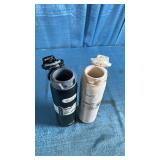 Ello Flip & Fill Water Bottles Set - Black and White - Retail: $22