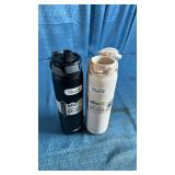 Ello Flip & Fill Water Bottles Set - Black and White - Retail: $22