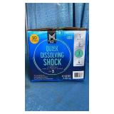 Members Mark Quick Dissolving Shock, Step 3, Stabilized for all Pools and Spas, 20 pack of 1lb Pouches and 10 Test Strips