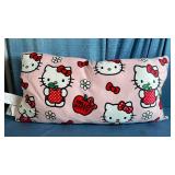Hello Kitty Cloud Body Pillow with Apple Print, with Washable Removable Shell