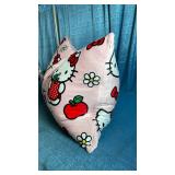 Hello Kitty Cloud Body Pillow with Apple Print, with Washable Removable Shell
