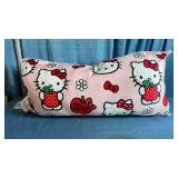 Hello Kitty Cloud Body Pillow with Apple Design, with Washable Removable Shell