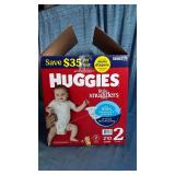 Huggies Little Snugglers, Size 2 (12-18lb)