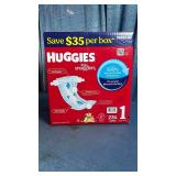 Huggies Little Snugglers, Size 1 (up to 14lb), 234 Diapers