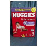 Huggies Little Movers Size 3 (16-28lb) Diapers - 192 Count