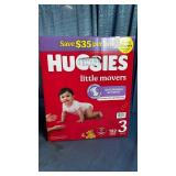 Huggies Little Movers Size 3 (16-28lb) Diapers - 192 Count