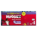 Huggies Little Movers Size 4 (22-37lb) Diapers - 168 Count