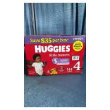 Huggies Little Movers Size 4 (22-37lb) Diapers - 168 Count