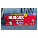 Huggies Little Movers Size 4 (22-37lb) Diapers - 168 Count