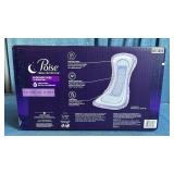 Poise Overnight Bladder Leak Pads - 84 Count Extra Coverage (Size 8)
