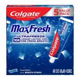 Colgate Max Fresh Toothpaste Cool Mint 7.3 Ounce INCOMPLETE