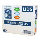 WinCup Foam Cup Plastic Lids (12-20oz.  1000ct.)