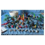 Large Dinosaur Toy Collection with Accessories