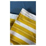 Threshold Yellow Striped Cotton Tablecloth 60x84