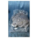 Hudson & Main Gray Textured Linen Blanket