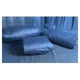 Members Mark King Sized Blue Bed Sheet Set ( 6 pc)