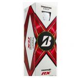 Bridgestone Tour B-RX Golf Balls (White  2/3pk) and White Members Mark Golf Gloves