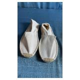 Canvas Espadrilles with Red Sole