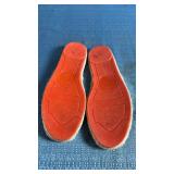 Canvas Espadrilles with Red Sole