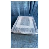 Nordic Ware 3-Piece Crisping and Roasting Set with Lid.