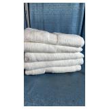 Members Mark Plush White Cotton Bath Towel 5 pc Set