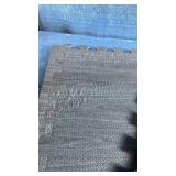 9c set Woodgrain Patterned Gray Interlocking Foam Exercise Mats