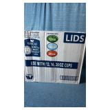 WinCup White Plastic Drink Lids - 1000 Count