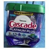 Cascade Platinum Plus Dishwasher Detergent - 82 ActionPacs