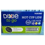 Dixie To Go Hot Cup Lids - Box of 500