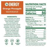 V8 Energy Orange Pineapple Energy Drink, 8 fl oz Can (6 Pack)