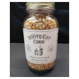 White Cat Corn Gourmet Good Popcorn Popping Corn Kernels, Light And Fluffy 27 Ou (NO VISIBLE EXP DATE)