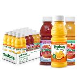 Tropicana 100% Juice 3-flavor Classic Variety Pack,10 Fl Oz (Pack of 24)