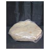 2pk Mission Foods Heat Pressed Flour Tortilla, 12 inch - 12 per pack