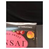 Bonsai Cherry Peach Sweetened Sparkling Water, 12 fl oz cans, 8 pack