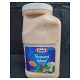 kraft thousand island dressing (1 gal jug)