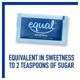 Equal Zero Calorie Sweetener Packets, Sugar Substitute, 2000 Individual packets