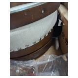 Colamy Swivel Barstools, approximately 35.04x22.83 * 10.04