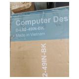 Computer Desk Model D-L02-49IN-BK - Retail: $85