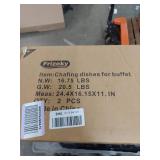 Frizoky Stainless Steel Chafing Dish Set - Retail: $79