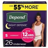 Depend Night Defense Incontinence Underwear - Women