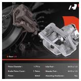 A-Premium Disc Brake Caliper Assembly with Bracket Compatible with Select Ford and Lincoln Models - Explorer 2011-2019, FlexMKT 2010-2014, Taurus 2013-2019 - Rear Left Driver Side - Retail: $75